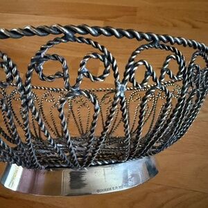Gorham EP YC751 Silver Plate Round Bread Basket Bowl